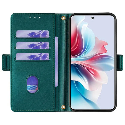 For Oppo Reno11 F 5G / F25 Pro 5G Leather Case RFID Blocking Wallet Stand Crossbody Phone Cover