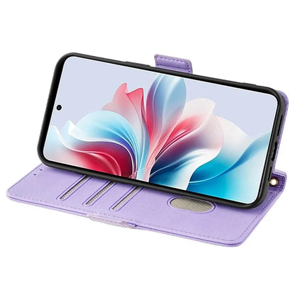 For Oppo Reno11 F 5G / F25 Pro 5G Leather Case RFID Blocking Wallet Stand Crossbody Phone Cover