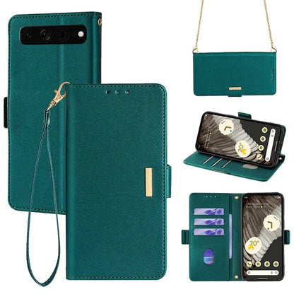 For Google Pixel 7 Pro 5G Wallet Phone Case RFID Blocking Shockproof Leather Cover