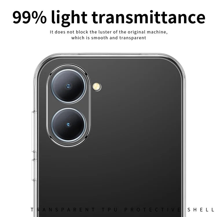 MOFI For vivo Y03 TPU Case Scratch-resistant Transparent Phone Cover