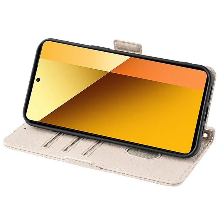 For Xiaomi Redmi Note 13 4G Crossbody Lanyard Case PU Leather RFID Blocking Flip Phone Cover
