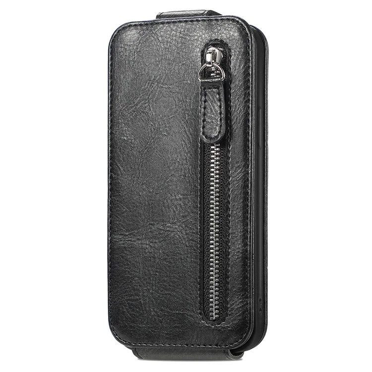 For Nothing Phone (2a) Case Vertical Flip Design Zipper Wallet Leather Phone Cover