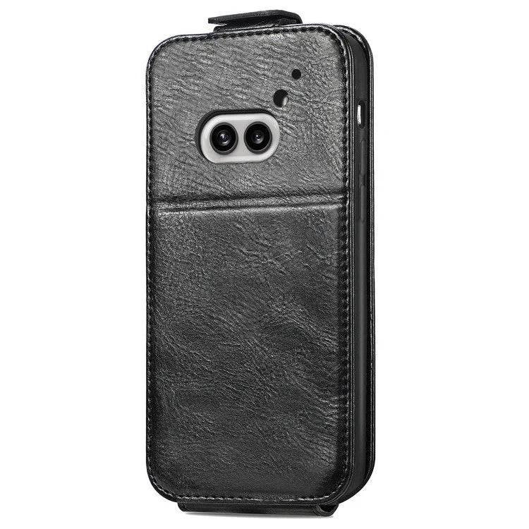 For Nothing Phone (2a) Case Vertical Flip Design Zipper Wallet Leather Phone Cover