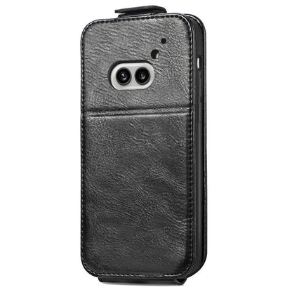 For Nothing Phone (2a) Case Vertical Flip Design Zipper Wallet Leather Phone Cover