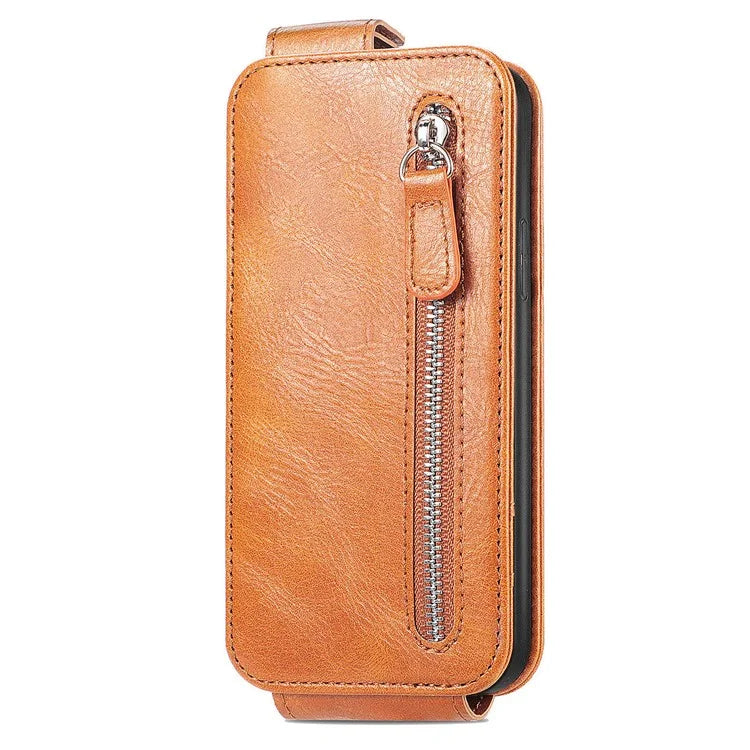 For Nothing Phone (2a) Case Vertical Flip Design Zipper Wallet Leather Phone Cover