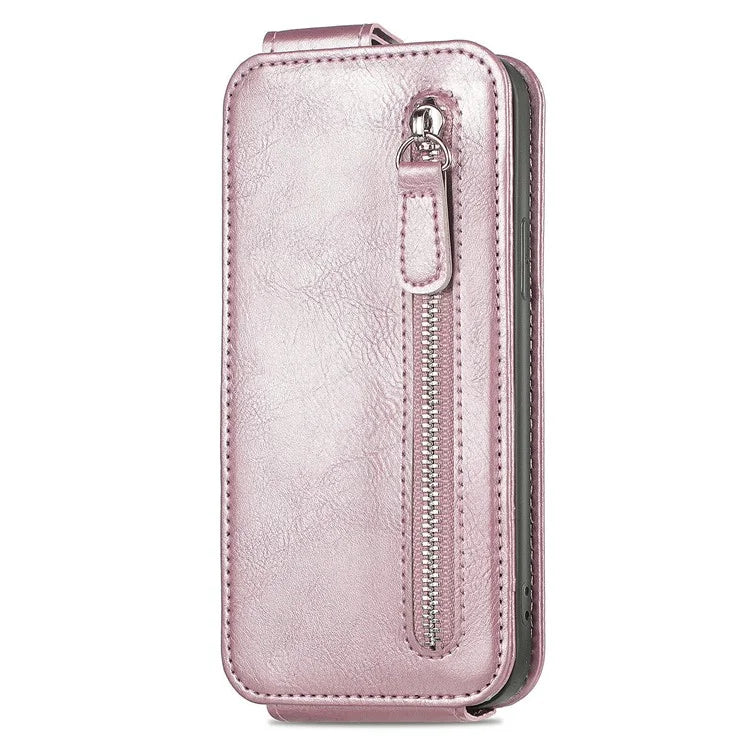 For Nothing Phone (2a) Case Vertical Flip Design Zipper Wallet Leather Phone Cover