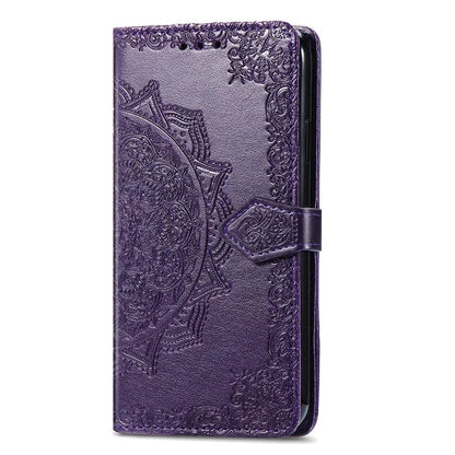 For Nothing Phone (2a) Case PU Leather Mandala Pattern Embossment Flip Wallet Phone Cover