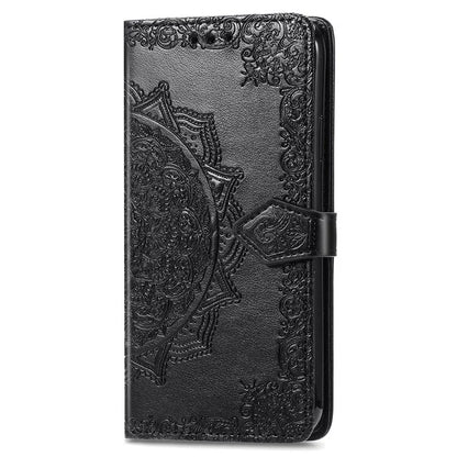 For Nothing Phone (2a) Case PU Leather Mandala Pattern Embossment Flip Wallet Phone Cover