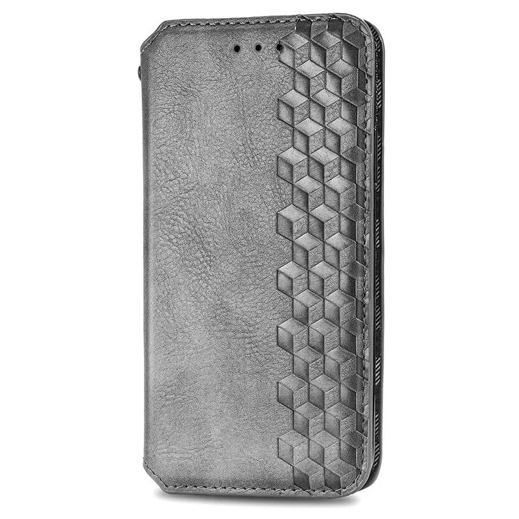 For Nothing Phone (2a) Case PU Leather Rhombus Magnetic Closure Phone Cover