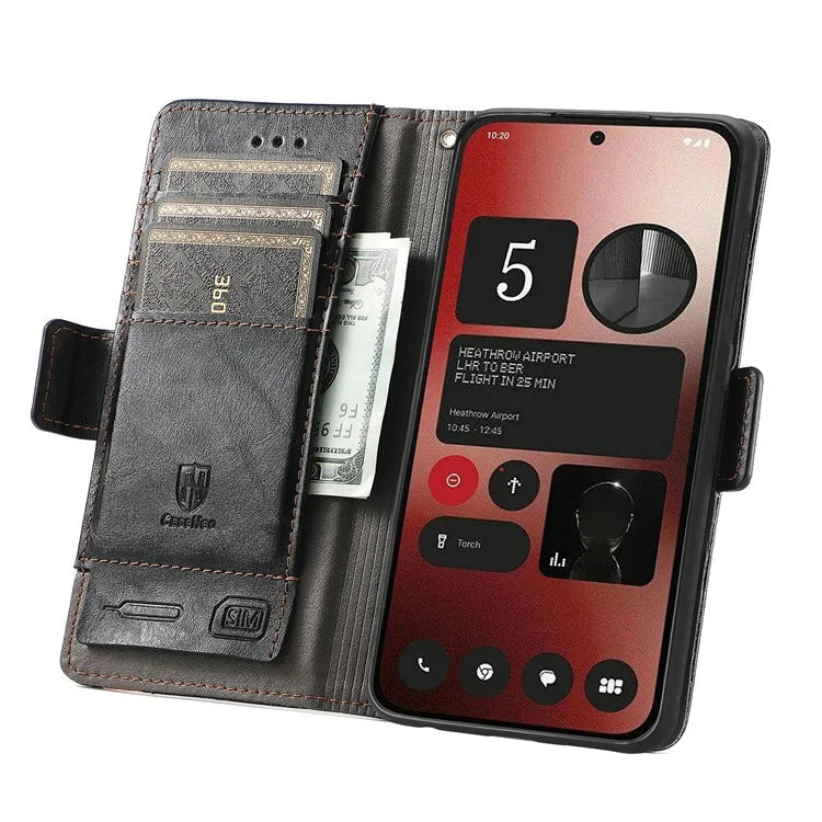 CASENEO 002 Series For Nothing Phone (2a) Wallet Phone Case Wholesale Leather Stand Cover