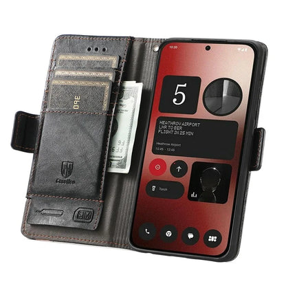 CASENEO 002 Series For Nothing Phone (2a) Wallet Phone Case Wholesale Leather Stand Cover