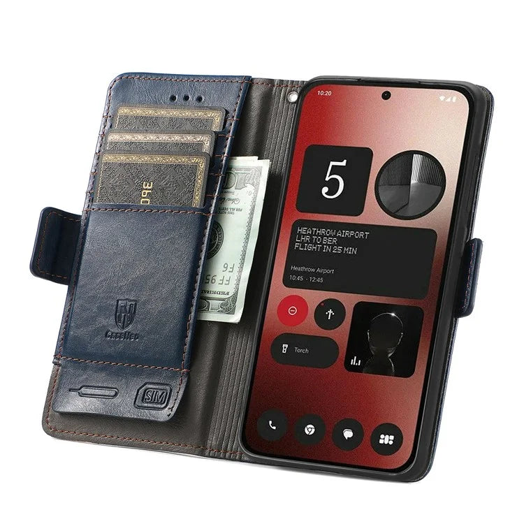 CASENEO 002 Series For Nothing Phone (2a) Wallet Phone Case Wholesale Leather Stand Cover