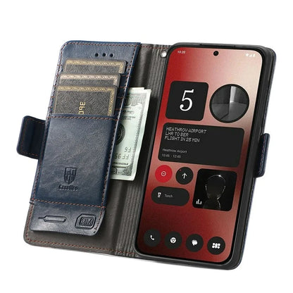CASENEO 002 Series For Nothing Phone (2a) Wallet Phone Case Wholesale Leather Stand Cover