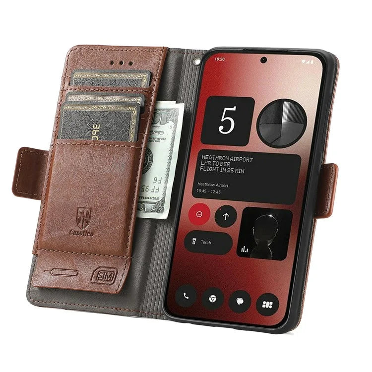CASENEO 002 Series For Nothing Phone (2a) Wallet Phone Case Wholesale Leather Stand Cover