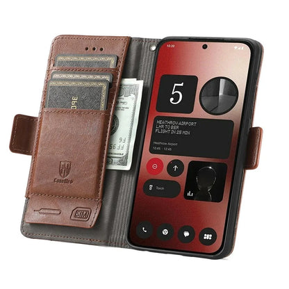 CASENEO 002 Series For Nothing Phone (2a) Wallet Phone Case Wholesale Leather Stand Cover