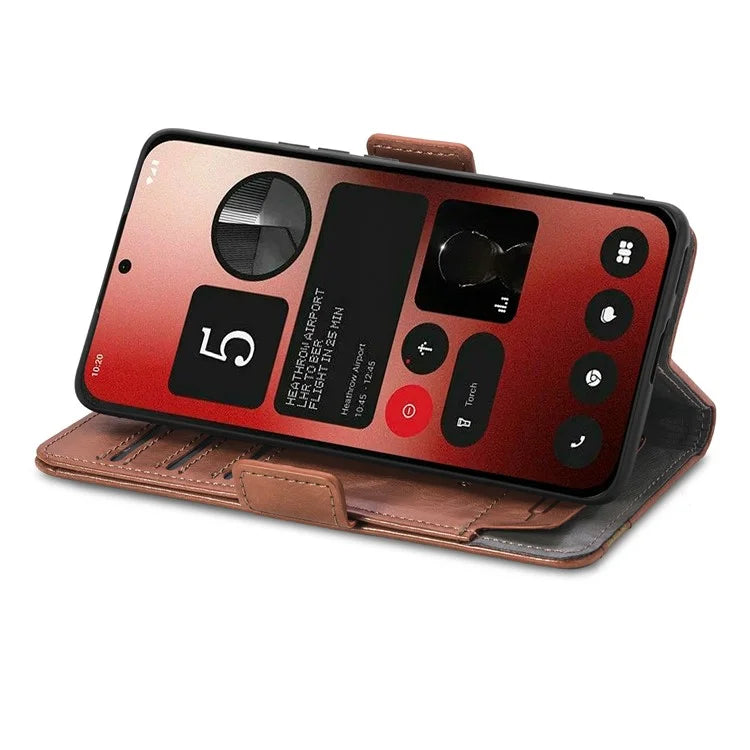 CASENEO 002 Series For Nothing Phone (2a) Wallet Phone Case Wholesale Leather Stand Cover