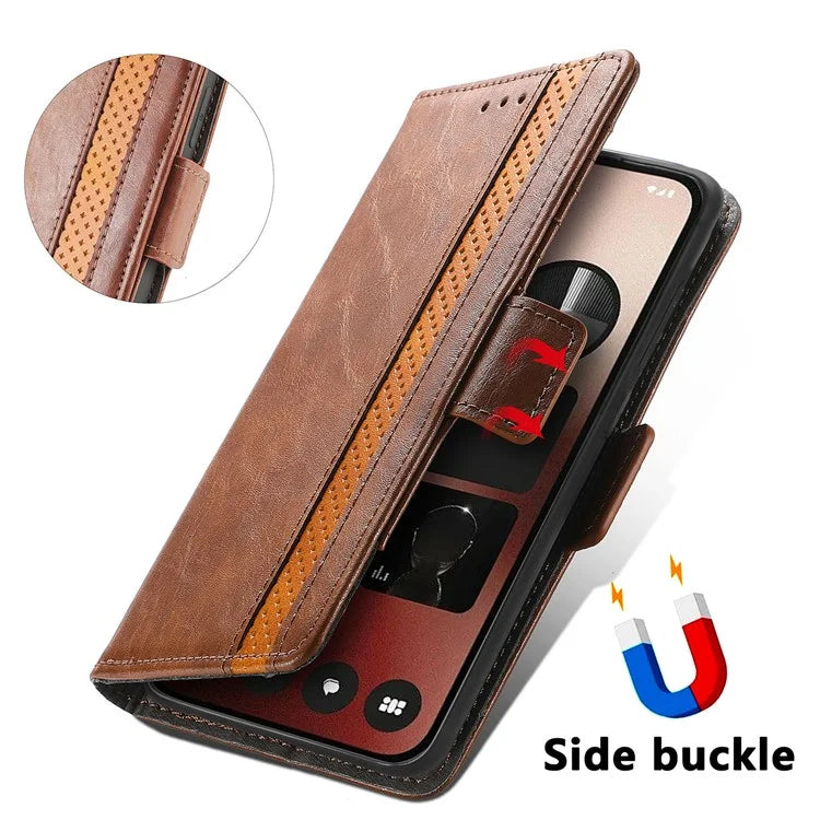 CASENEO 002 Series For Nothing Phone (2a) Wallet Phone Case Wholesale Leather Stand Cover