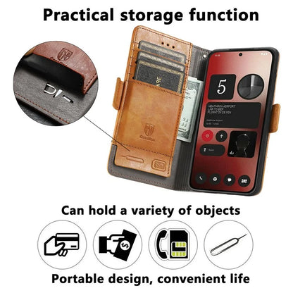 CASENEO 002 Series For Nothing Phone (2a) Wallet Phone Case Wholesale Leather Stand Cover