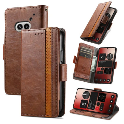 CASENEO 002 Series For Nothing Phone (2a) Wallet Phone Case Wholesale Leather Stand Cover