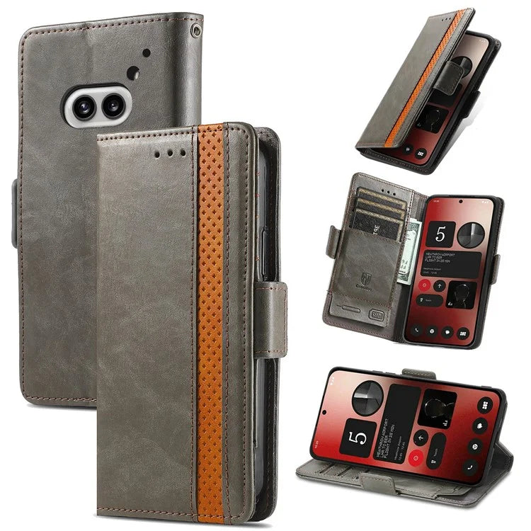 CASENEO 002 Series For Nothing Phone (2a) Wallet Phone Case Wholesale Leather Stand Cover