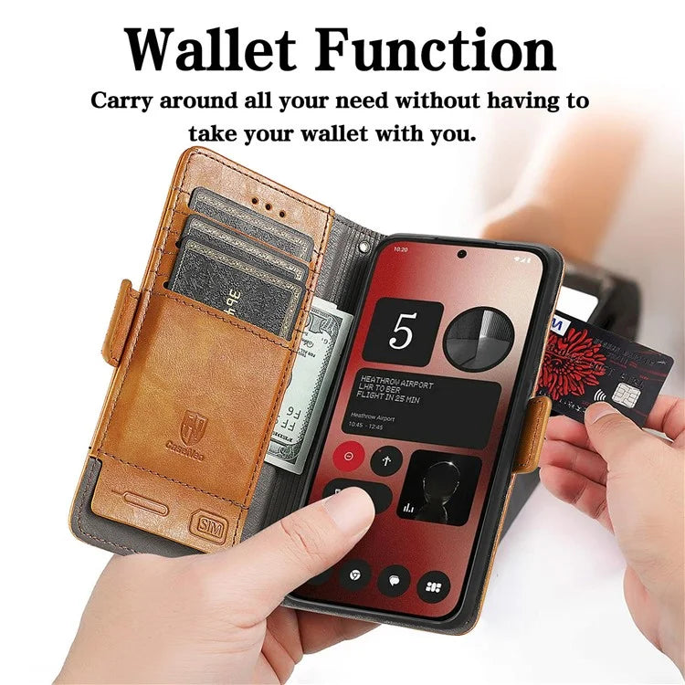 CASENEO 002 Series For Nothing Phone (2a) Wallet Phone Case Wholesale Leather Stand Cover