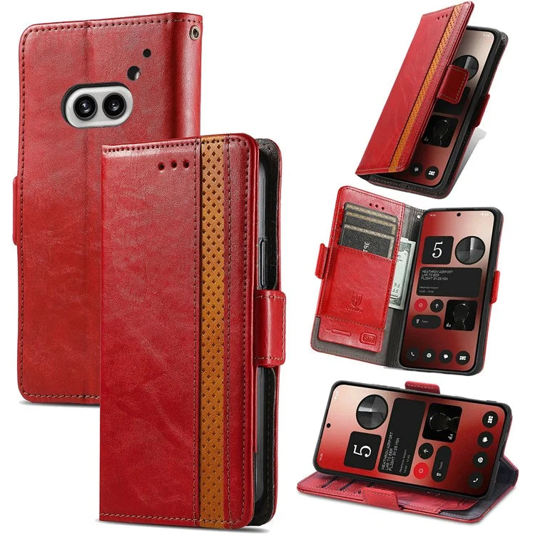 CASENEO 002 Series For Nothing Phone (2a) Wallet Phone Case Wholesale Leather Stand Cover