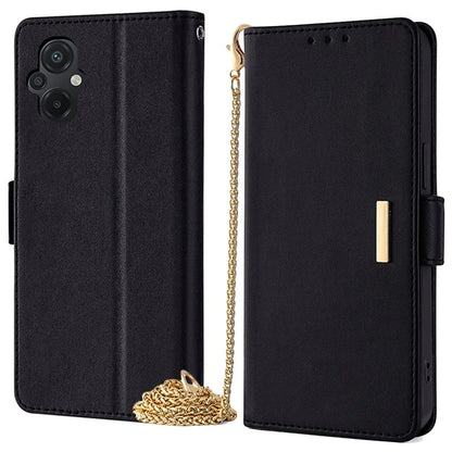For Xiaomi Poco M5 4G Magnetic Phone Case RFID Blocking Leather Crossbody Wallet Cover