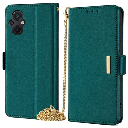 For Xiaomi Poco M5 4G Magnetic Phone Case RFID Blocking Leather Crossbody Wallet Cover