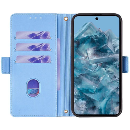 For Google Pixel 8 Pro Crossbody Case PU Leather RFID Blocking Protective Phone Cover
