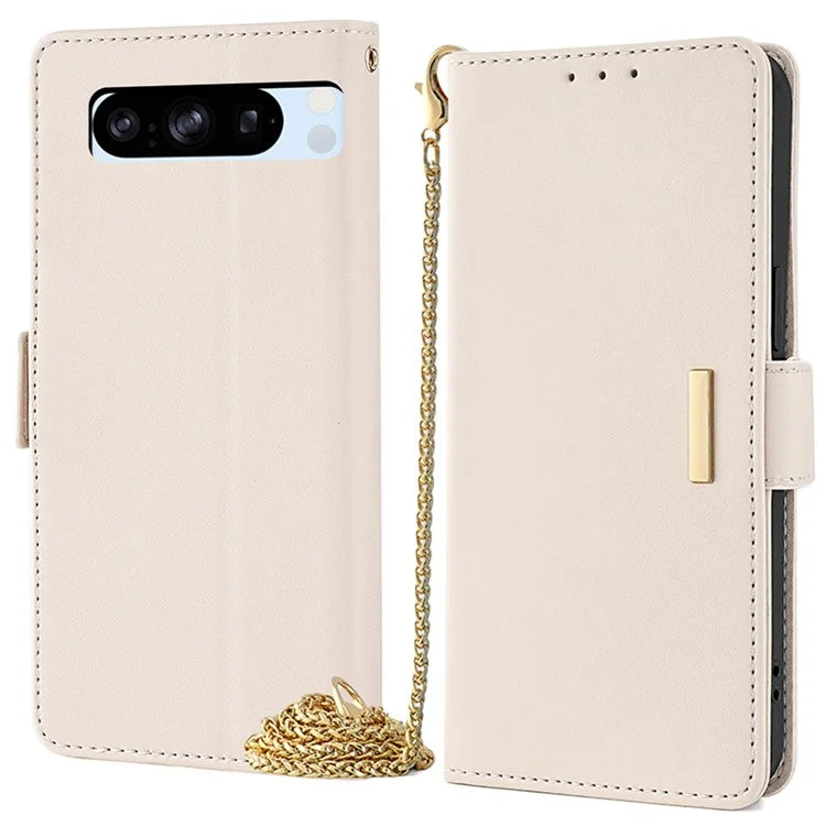 For Google Pixel 8 Pro Crossbody Case PU Leather RFID Blocking Protective Phone Cover