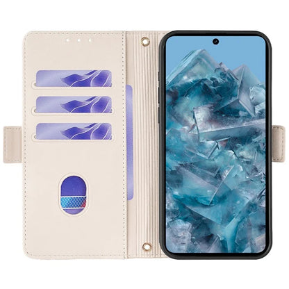 For Google Pixel 8 Pro Crossbody Case PU Leather RFID Blocking Protective Phone Cover