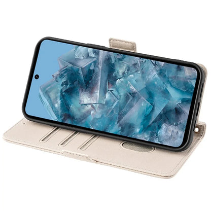 For Google Pixel 8 Pro Crossbody Case PU Leather RFID Blocking Protective Phone Cover