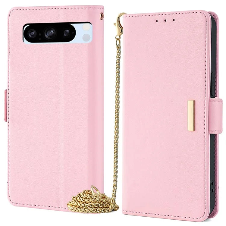 For Google Pixel 8 Pro Crossbody Case PU Leather RFID Blocking Protective Phone Cover