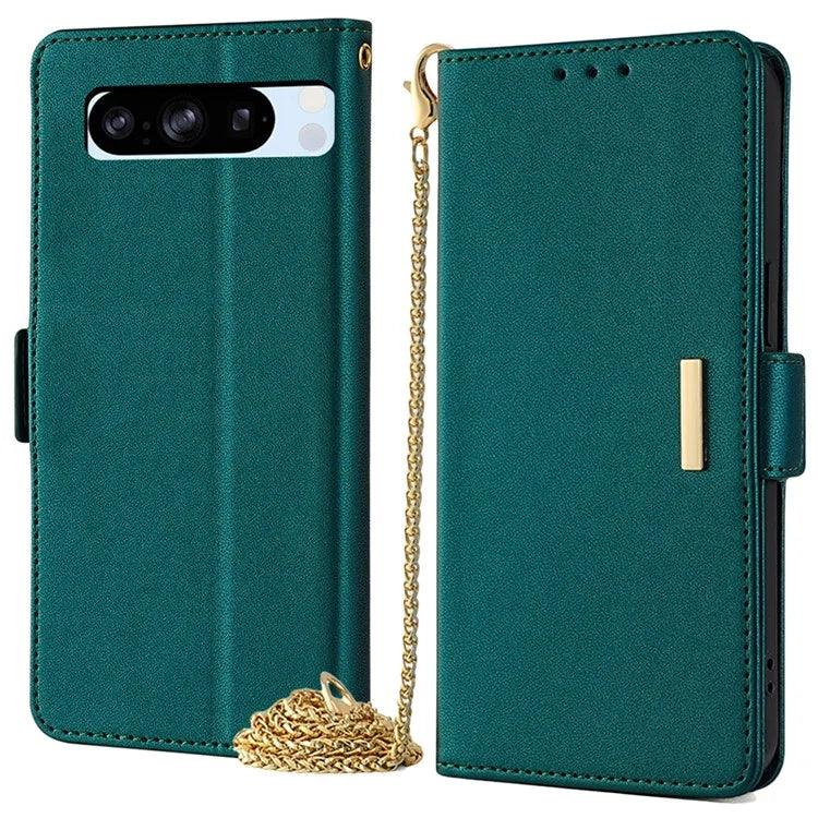 For Google Pixel 8 Pro Crossbody Case PU Leather RFID Blocking Protective Phone Cover