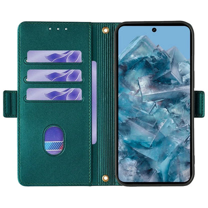 For Google Pixel 8 Pro Crossbody Case PU Leather RFID Blocking Protective Phone Cover