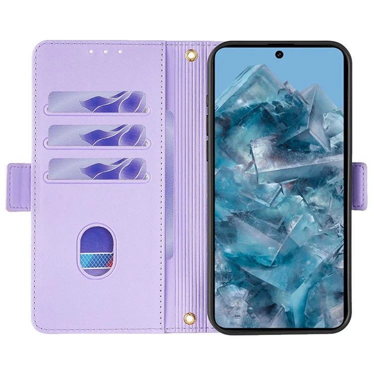 For Google Pixel 8 Pro Crossbody Case PU Leather RFID Blocking Protective Phone Cover
