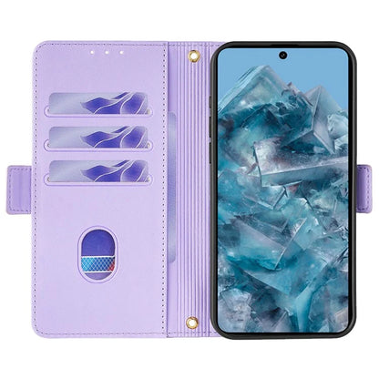 For Google Pixel 8 Pro Crossbody Case PU Leather RFID Blocking Protective Phone Cover