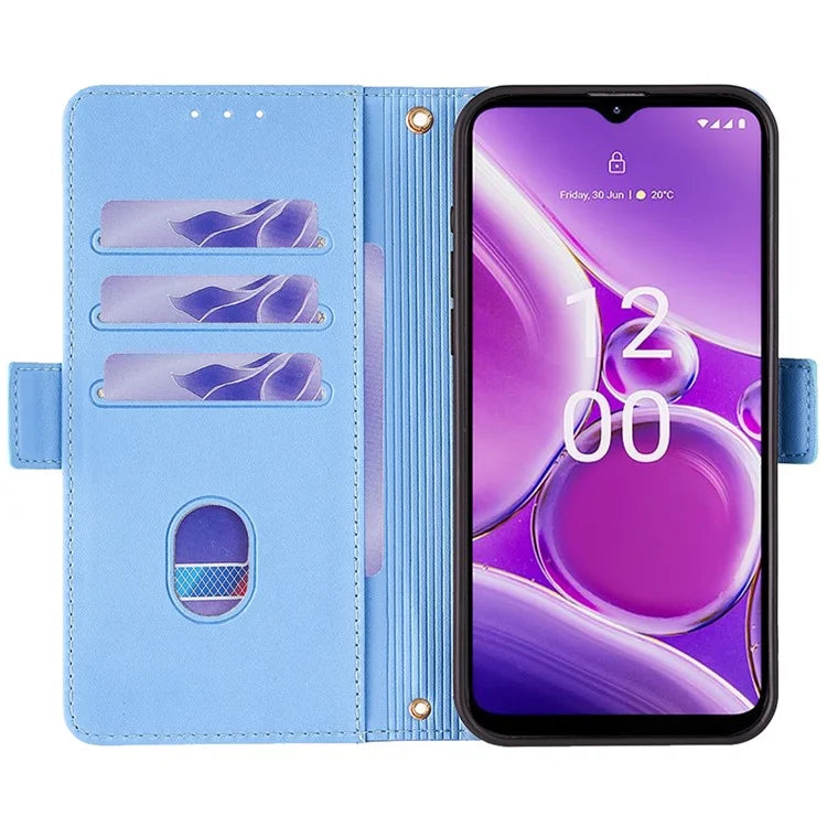 For Nokia G42 Case RFID Blocking Wallet Smart Phone Cover with Crossbody Strap