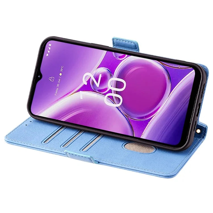 For Nokia G42 Case RFID Blocking Wallet Smart Phone Cover with Crossbody Strap