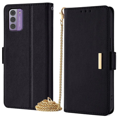 For Nokia G42 Case RFID Blocking Wallet Smart Phone Cover with Crossbody Strap