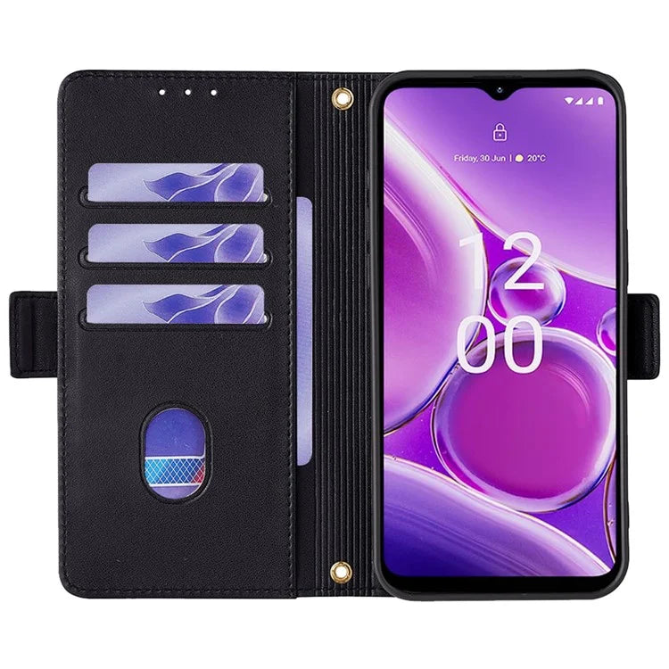 For Nokia G42 Case RFID Blocking Wallet Smart Phone Cover with Crossbody Strap