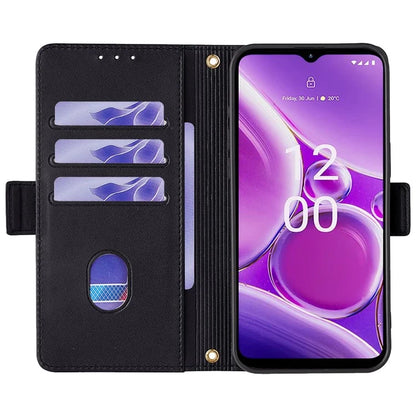 For Nokia G42 Case RFID Blocking Wallet Smart Phone Cover with Crossbody Strap