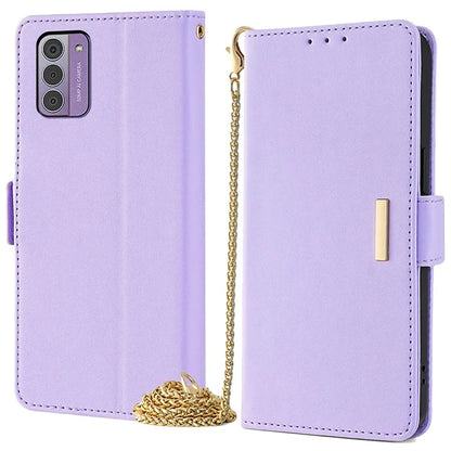 For Nokia G42 Case RFID Blocking Wallet Smart Phone Cover with Crossbody Strap