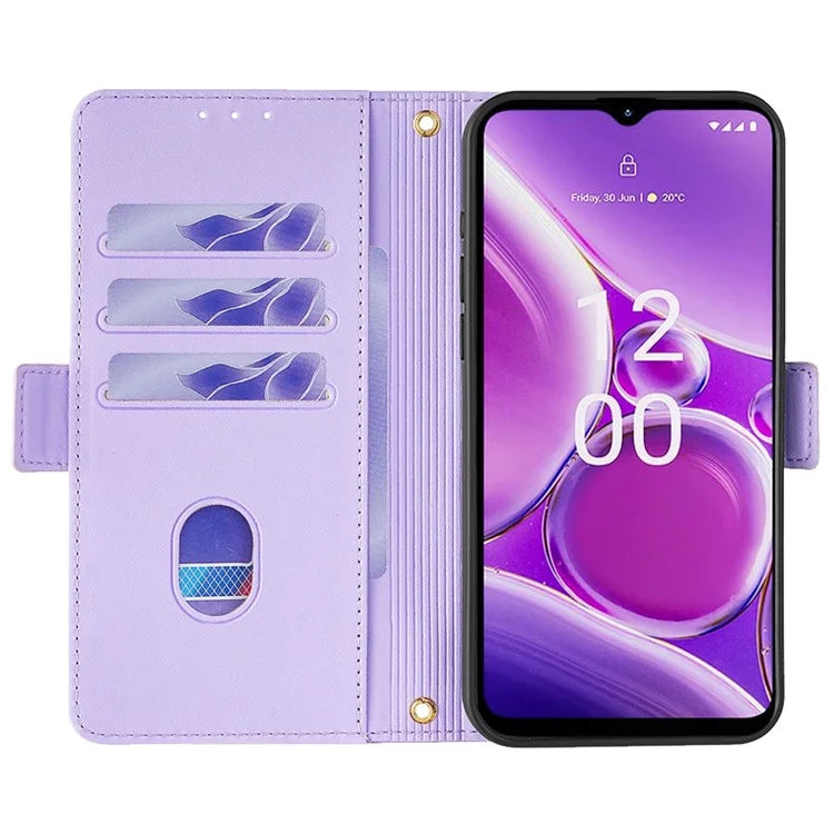For Nokia G42 Case RFID Blocking Wallet Smart Phone Cover with Crossbody Strap