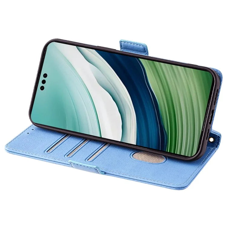 For Huawei Mate 60 Pro / Mate 60 Pro+ Case with Shoulder Strap RFID Blocking Leather Phone Cover