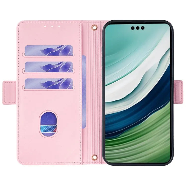 For Huawei Mate 60 Pro / Mate 60 Pro+ Case with Shoulder Strap RFID Blocking Leather Phone Cover