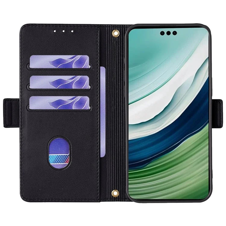 For Huawei Mate 60 Pro / Mate 60 Pro+ Case with Shoulder Strap RFID Blocking Leather Phone Cover