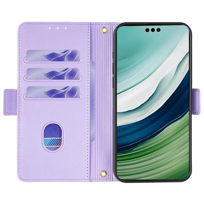 For Huawei Mate 60 Pro / Mate 60 Pro+ Case with Shoulder Strap RFID Blocking Leather Phone Cover