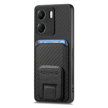 C1-11 for Xiaomi Redmi 13C 4G / Poco C65 4G Phone Case Card Slot Leather Coated TPU Cover