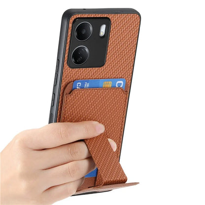 C1-11 for Xiaomi Redmi 13C 4G / Poco C65 4G Phone Case Card Slot Leather Coated TPU Cover